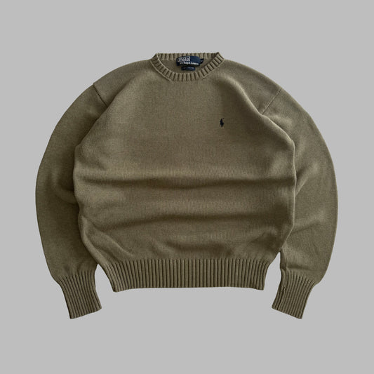 90s Polo Ralph Lauren Heavy Knit - M