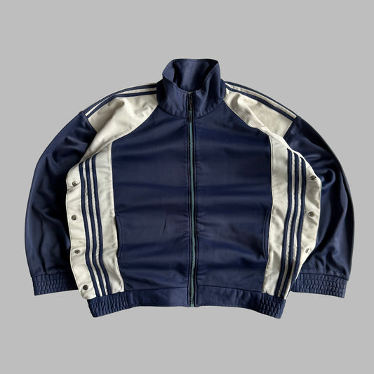 Y2K Adidas Popper Track Jacket - L