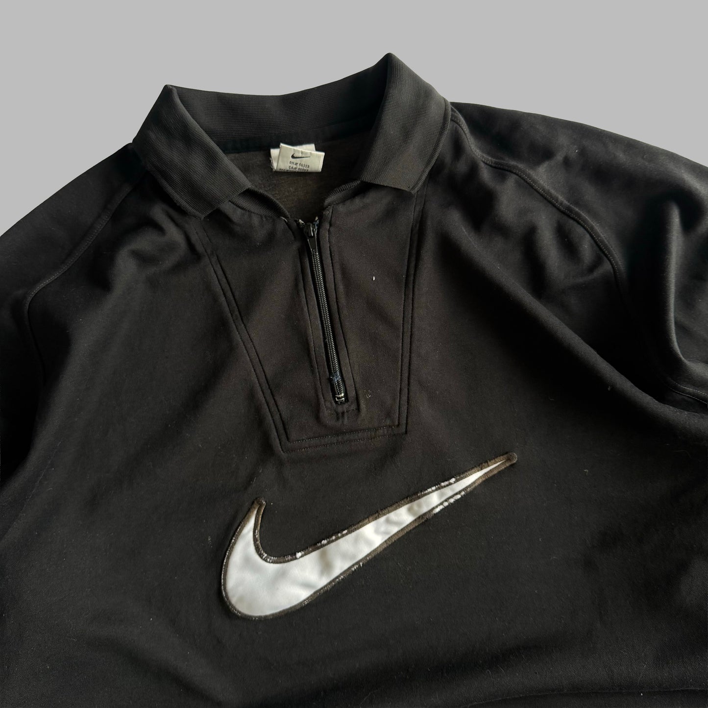 90s Nike Centre Swoosh Quarter Zip - XL