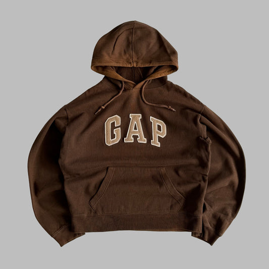 Y2K Brown Gap Hoodie - XS