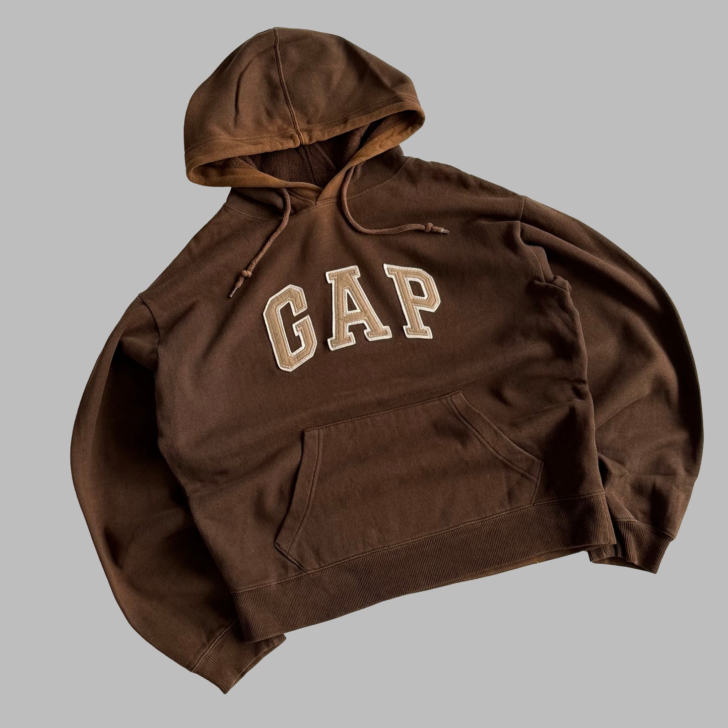 Y2K Brown Gap Hoodie - XS