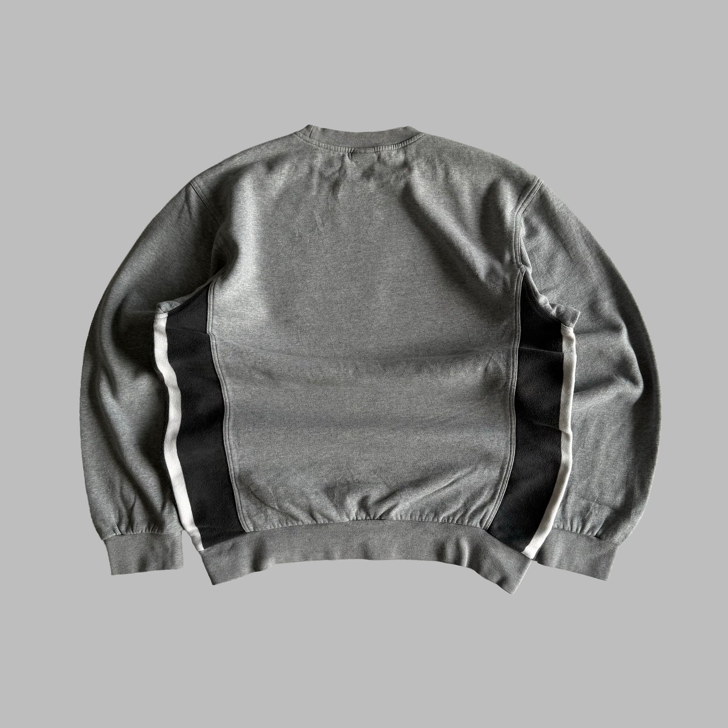 Y2K Nike Single Swoosh Panelled Sweatshirt - L