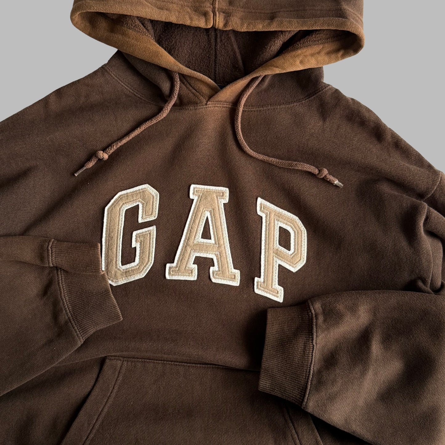 Y2K Brown Gap Hoodie - XS