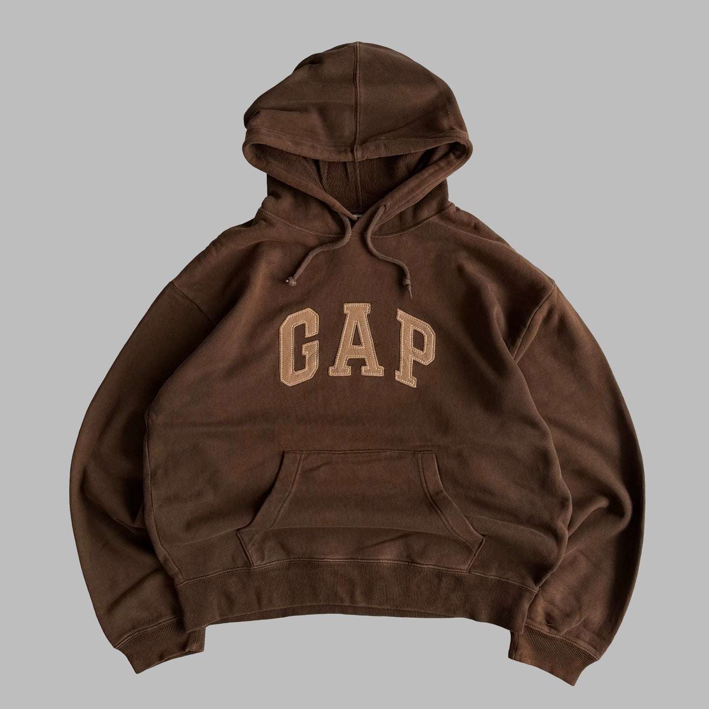 Y2K Brown Gap Hoodie - M