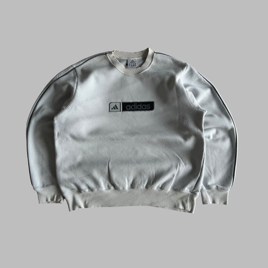 Y2K Adidas Embroidered Sweatshirt - L