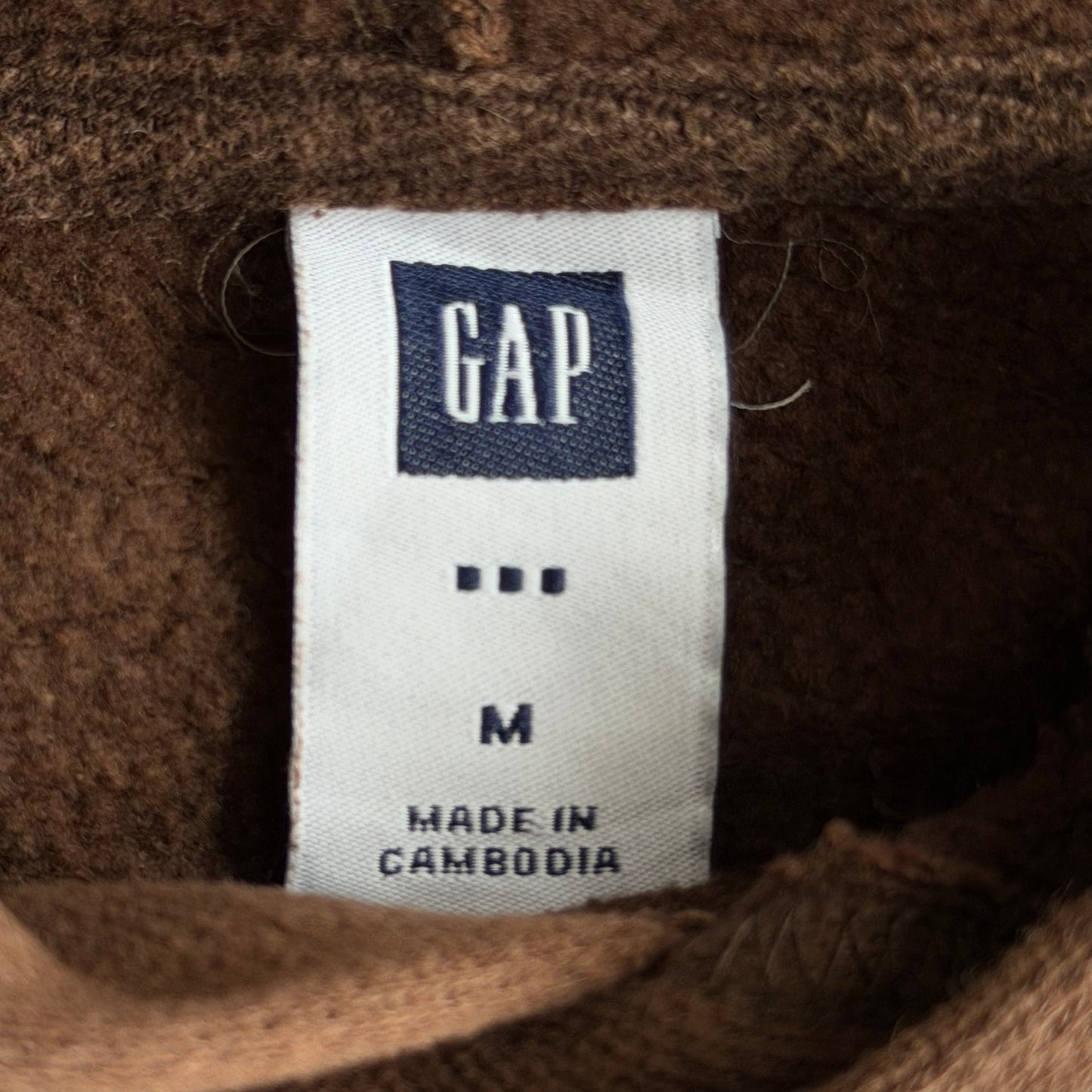 Y2K Brown Gap Hoodie - M