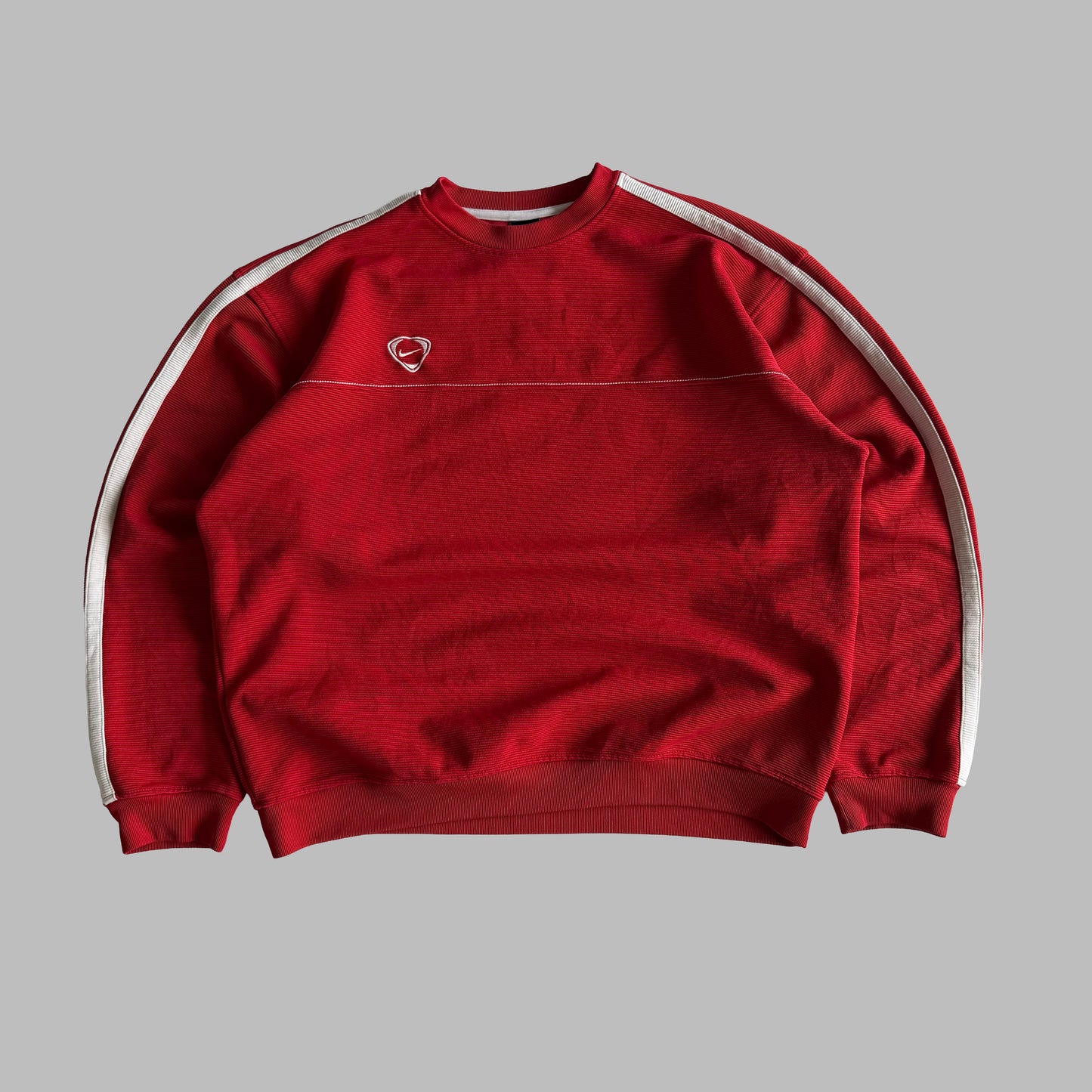 00s Nike Ribbed Sweatshirt - XL