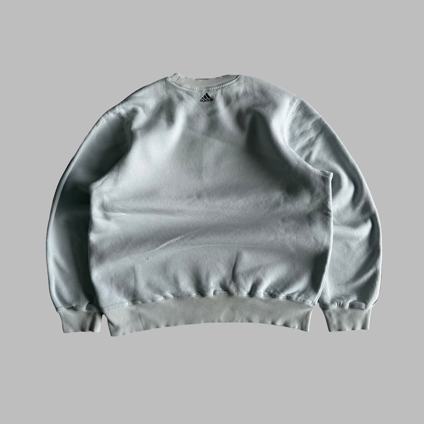 Y2K Adidas Embroidered Sweatshirt - L