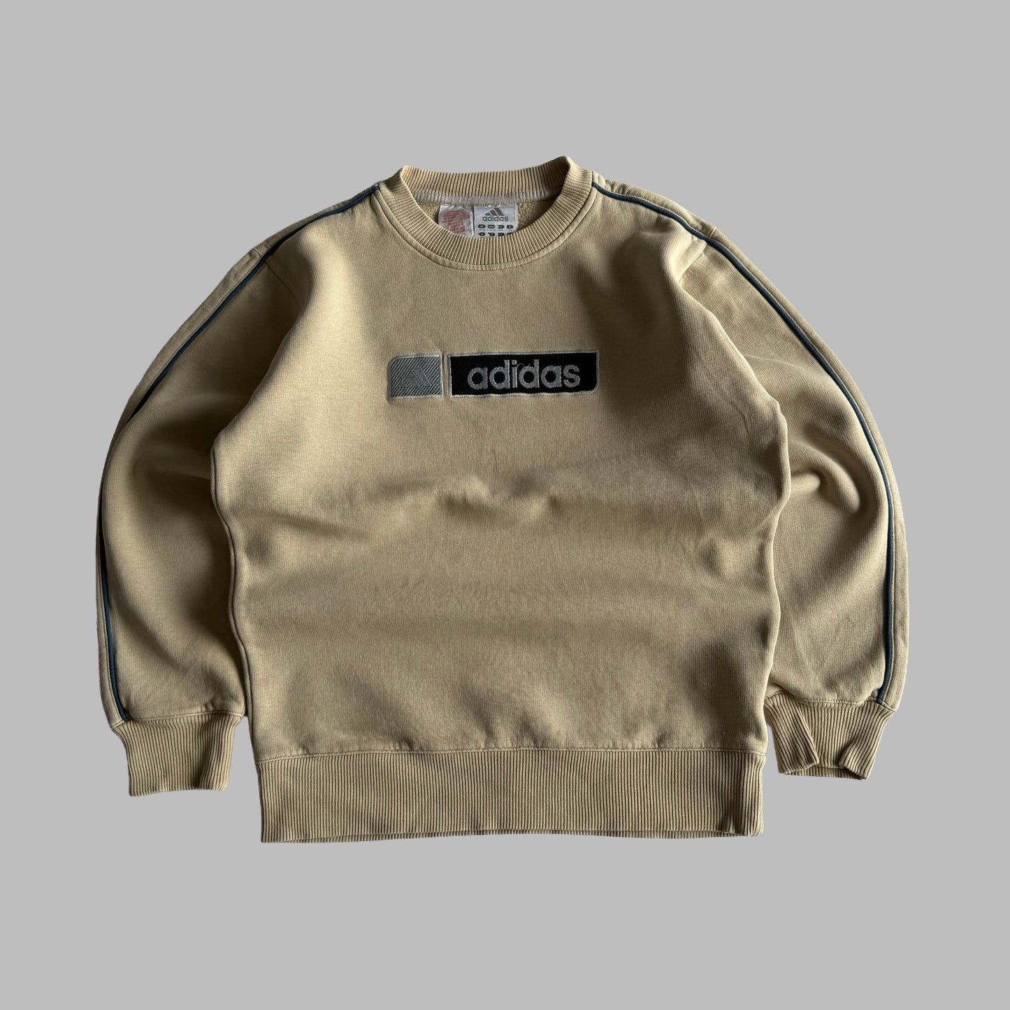 Y2K Adidas Embroidered Sweatshirt - XS