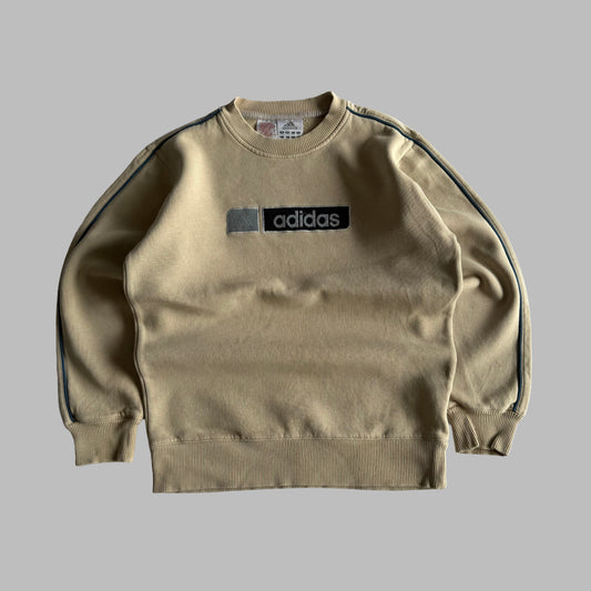 Y2K Adidas Embroidered Sweatshirt - XS