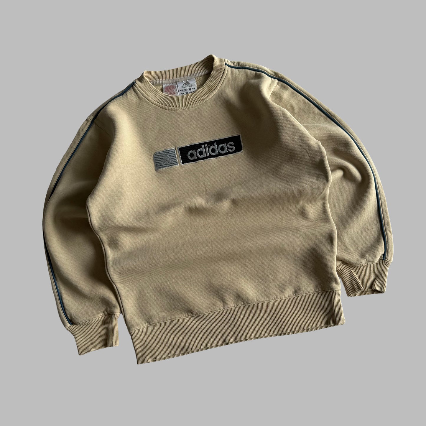 Y2K Adidas Embroidered Sweatshirt - XS