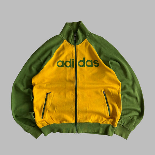 Y2K Adidas Panelled Track Jacket - L