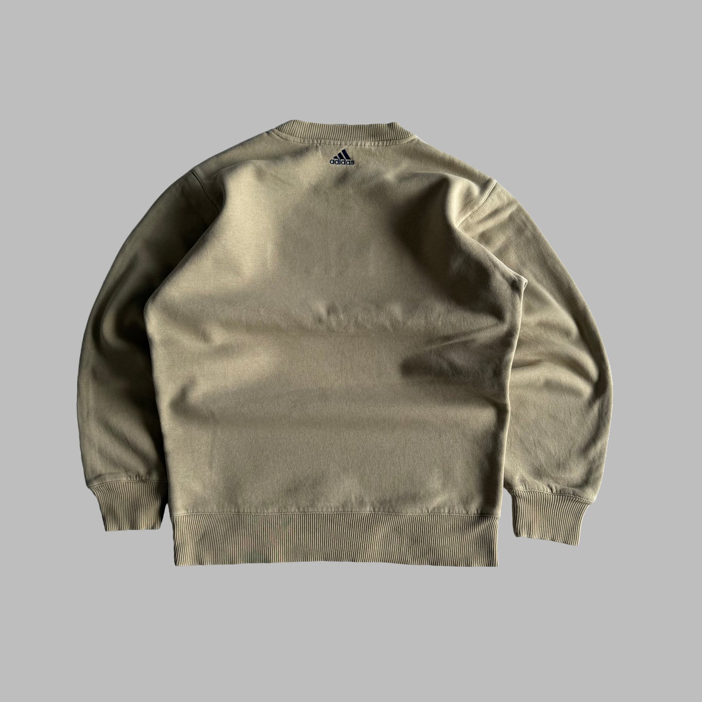 Y2K Adidas Embroidered Sweatshirt - XS