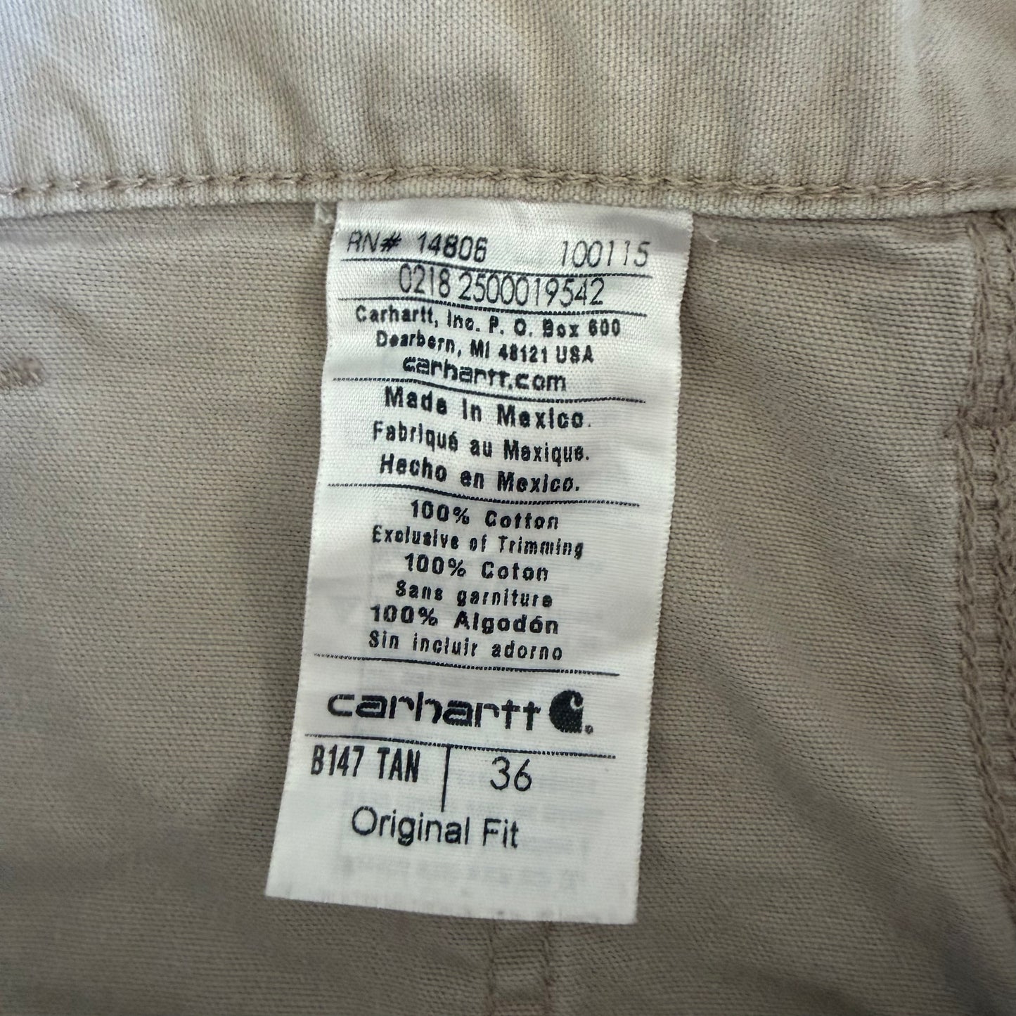 Carhartt Carpenter Shorts - 36"