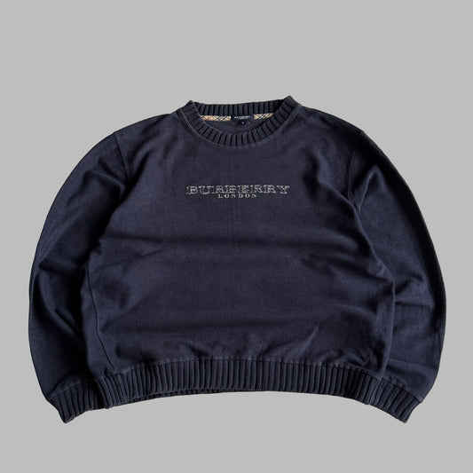 Y2K Burberry Classic Knit - M