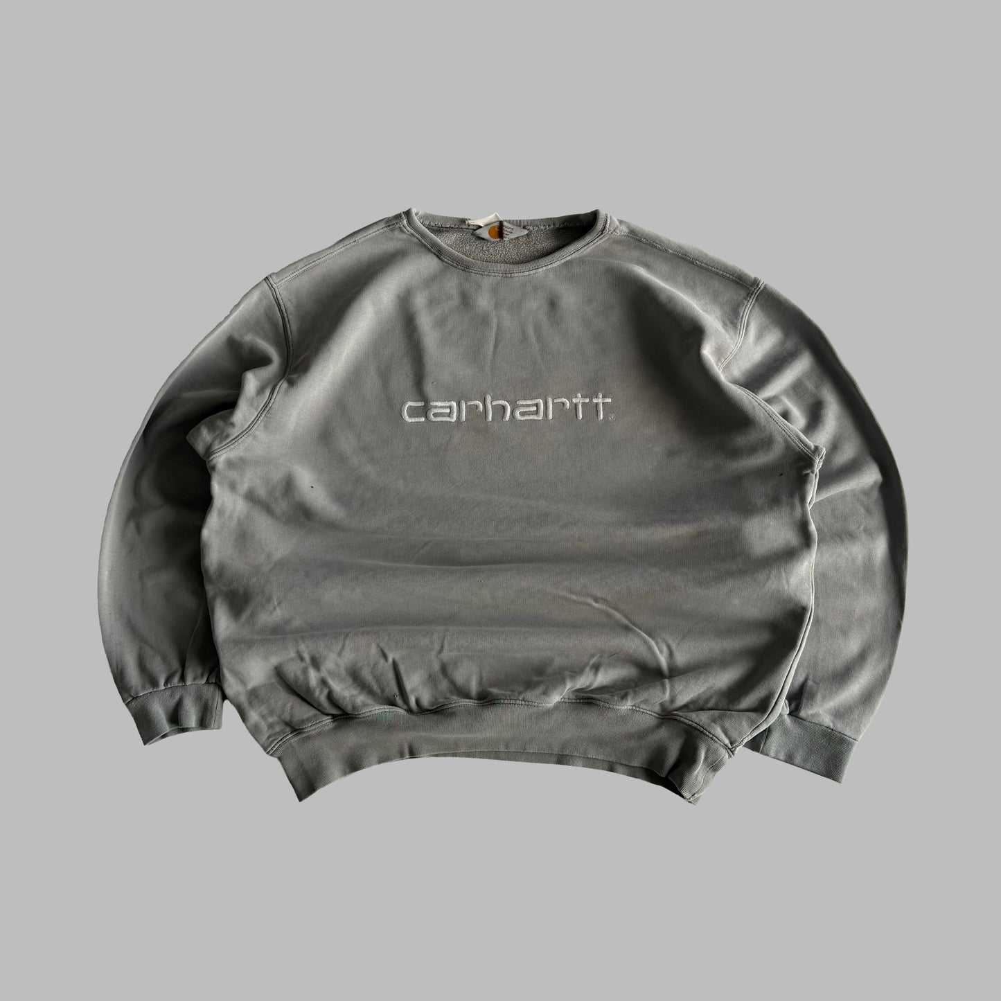 Y2K Carhartt Spell Out Sweatshirt - XL