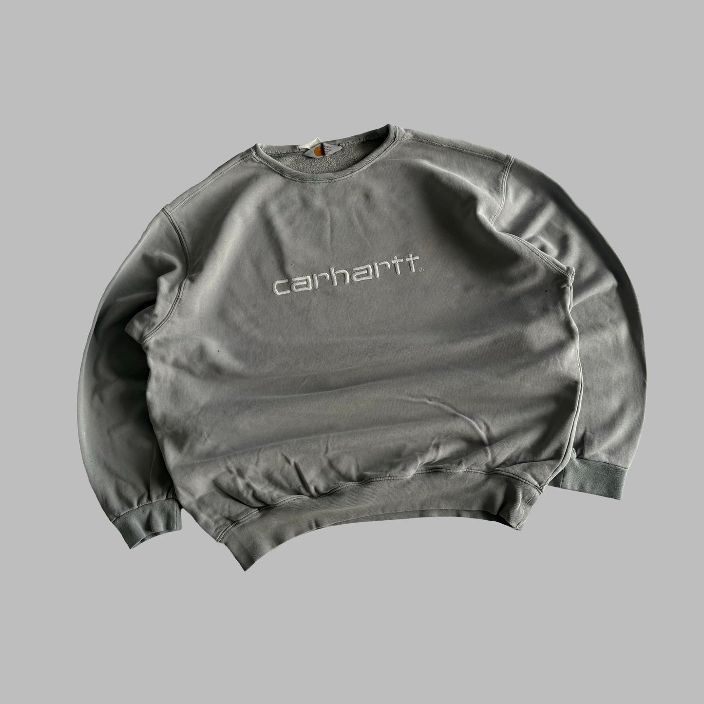 Y2K Carhartt Spell Out Sweatshirt - XL