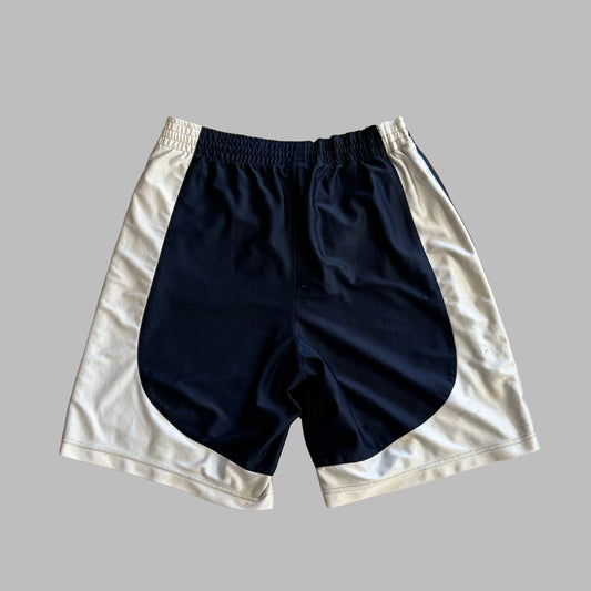Y2K Nike Striped Heavyweight Basketball Shorts - M