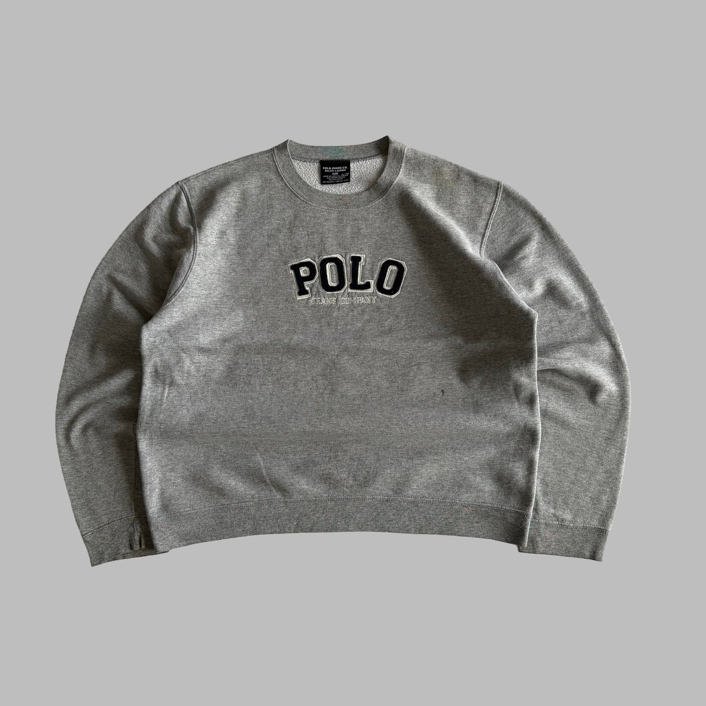 90s Polo Ralph Lauren Spell Out Sweatshirt - S