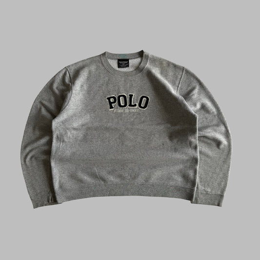 90s Polo Ralph Lauren Spell Out Sweatshirt - S