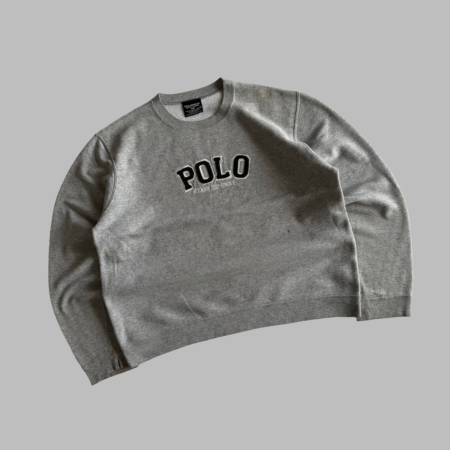 90s Polo Ralph Lauren Spell Out Sweatshirt - S