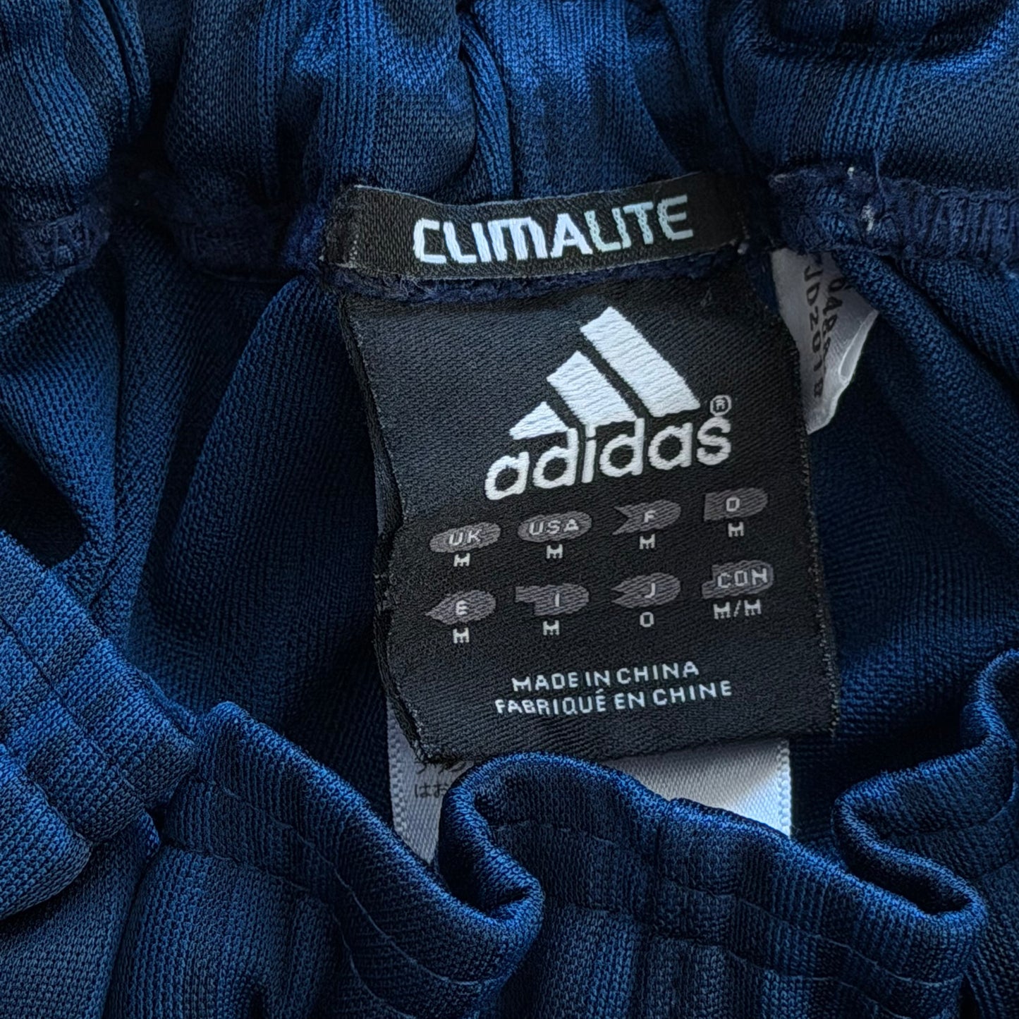 Y2K Adidas Striped Baggy Shorts - M