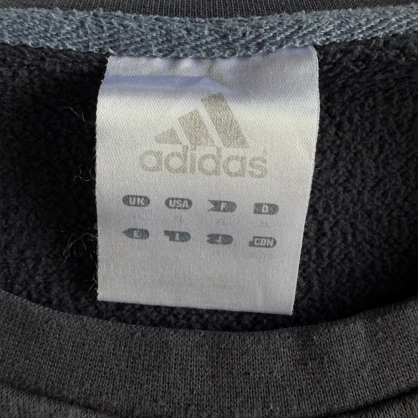 Y2K Adidas Spell Out Sweatshirt - XL
