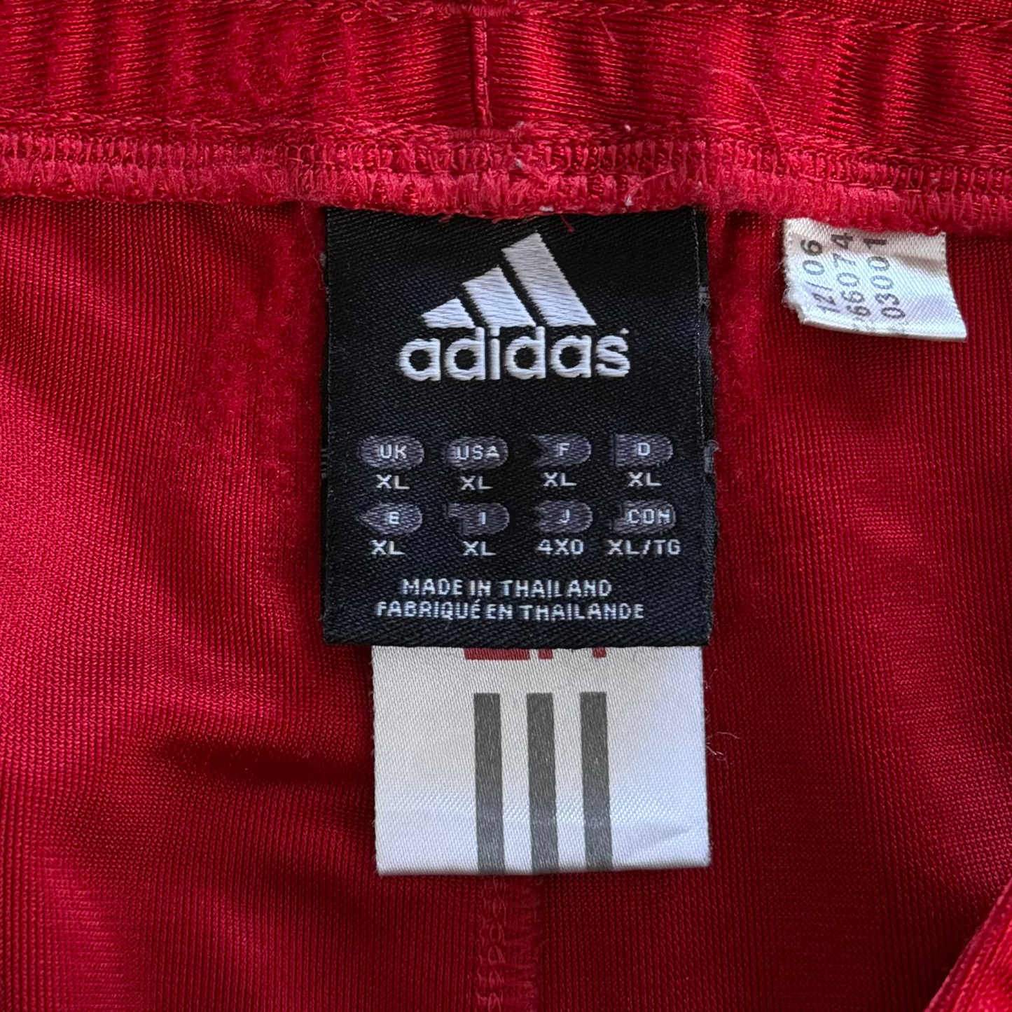 Y2K Adidas Three Stripe Heavyweight Basketball Shorts - XL