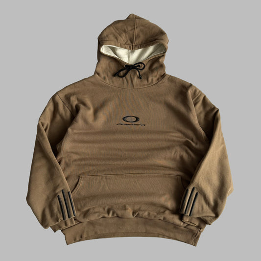 Y2K Oakley Software Heavyweight Mock Neck Hoodie - XL