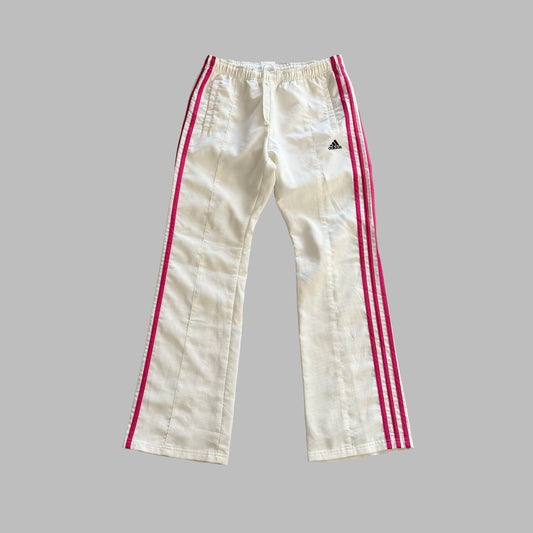 Y2K Adidas Three Stripe Lightweight Track Pants - S