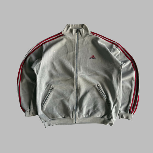 Y2K Adidas Three Striped Track Jacket - XL