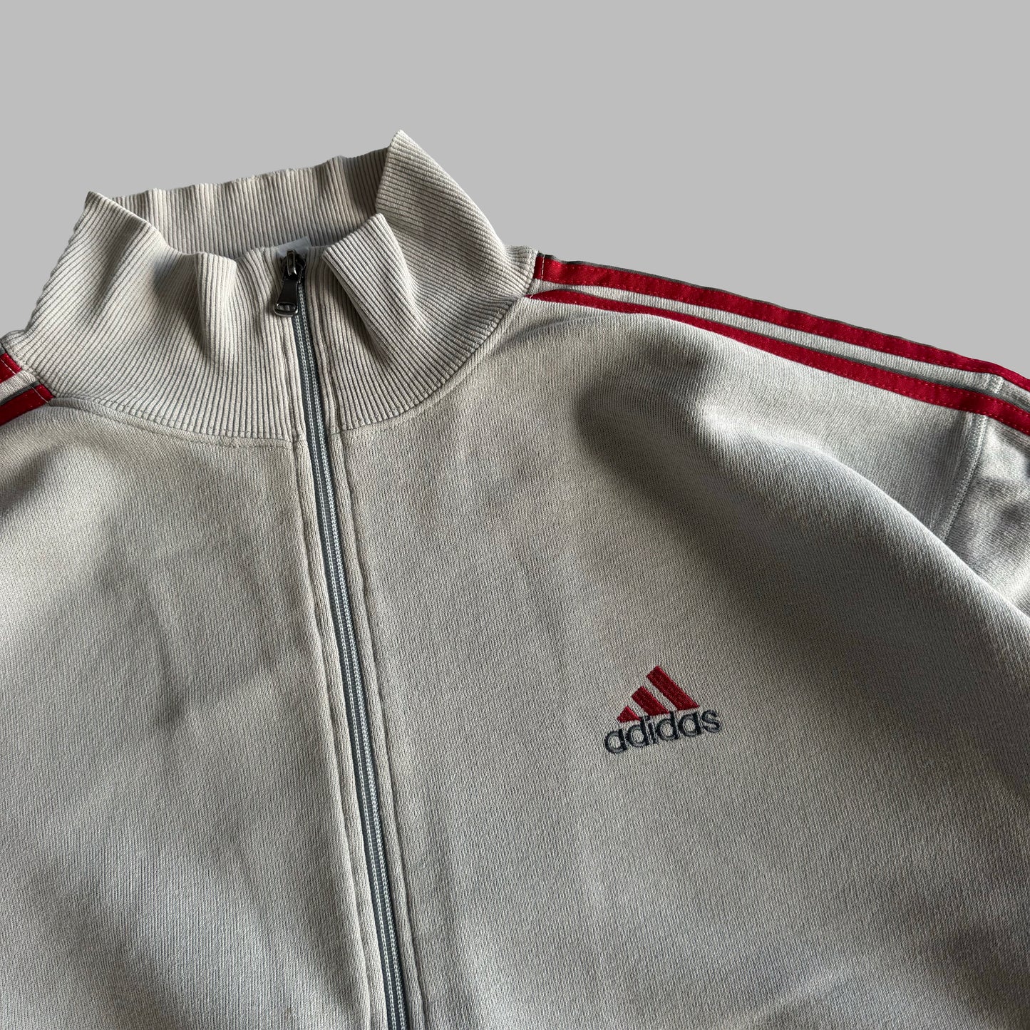 Y2K Adidas Three Striped Track Jacket - XL