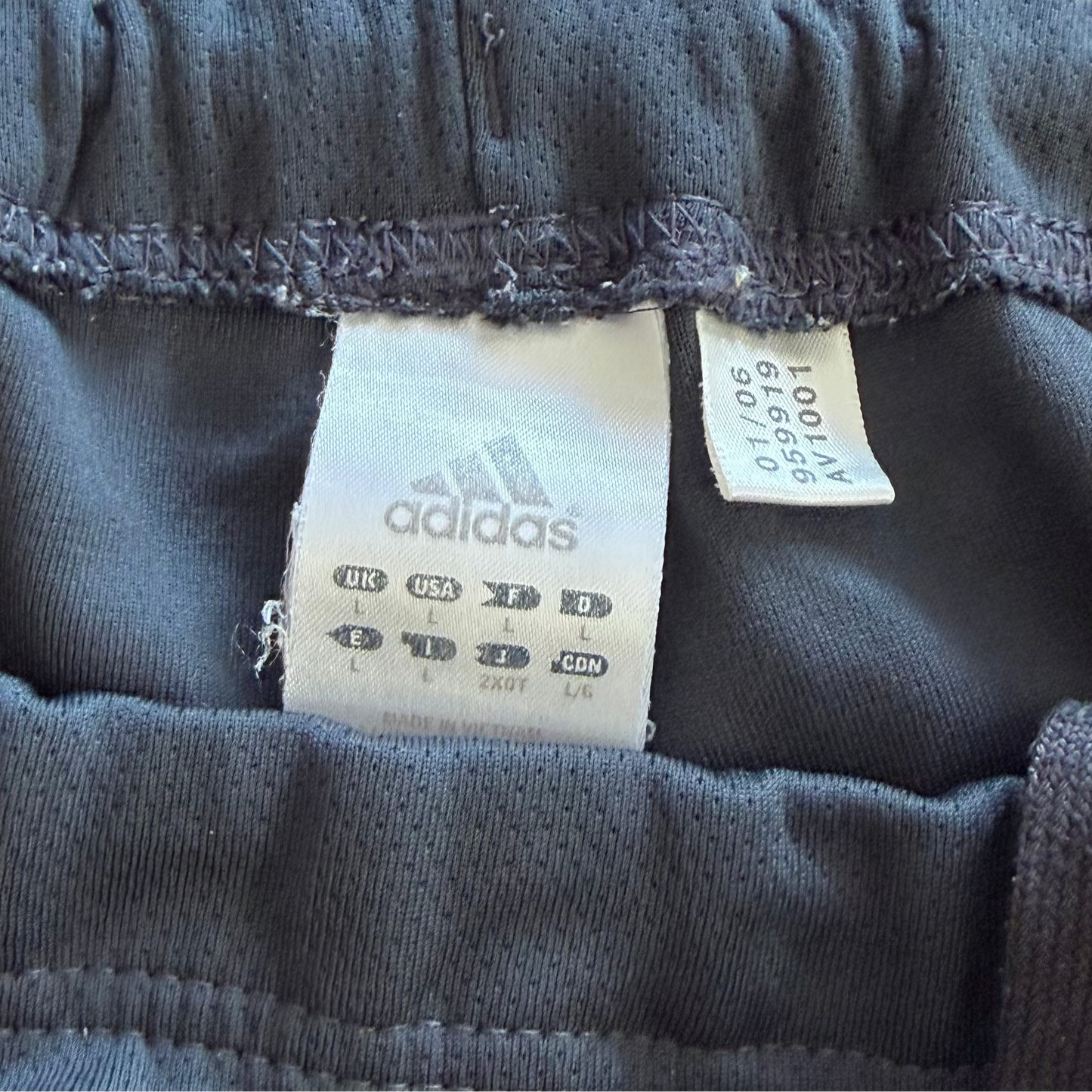 Y2K Adidas Three Stripe Capris - L