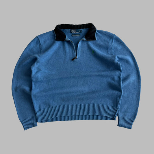 90s Polo Ralph Lauren Quarter Zip - L
