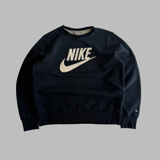 Y2K Nike Spell Out Sweatshirt - L