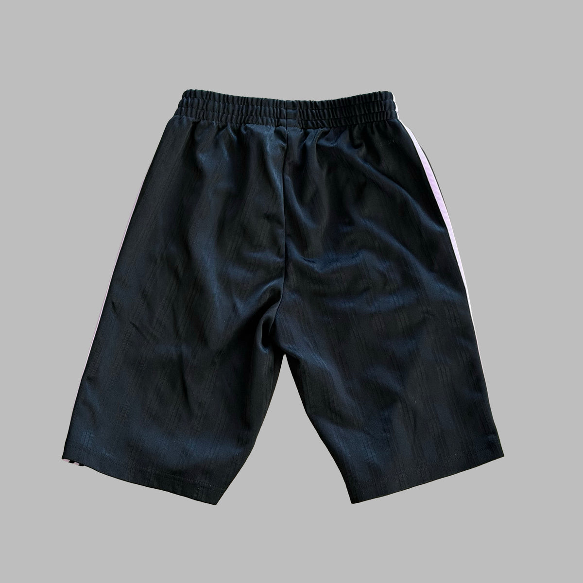 Y2K Adidas Three Stripe Baggy Shorts - S