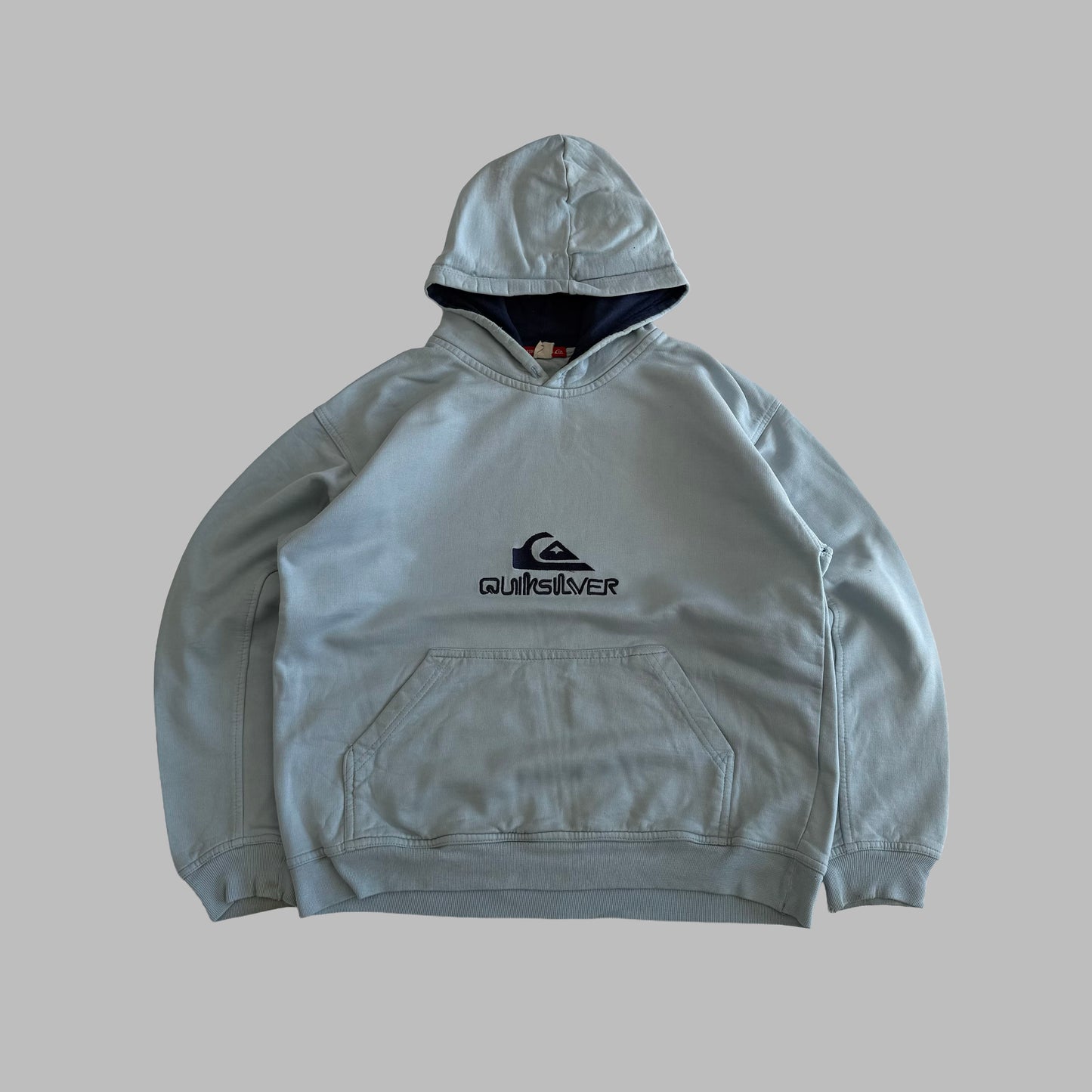 Y2K Quiksilver Embroidered Hoodie - S