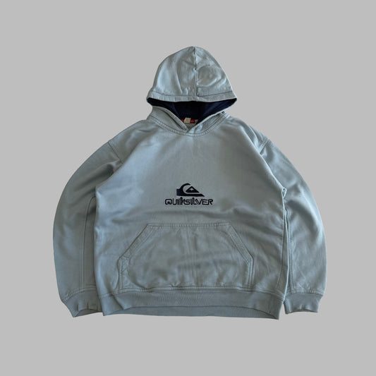 Y2K Quiksilver Embroidered Hoodie - S