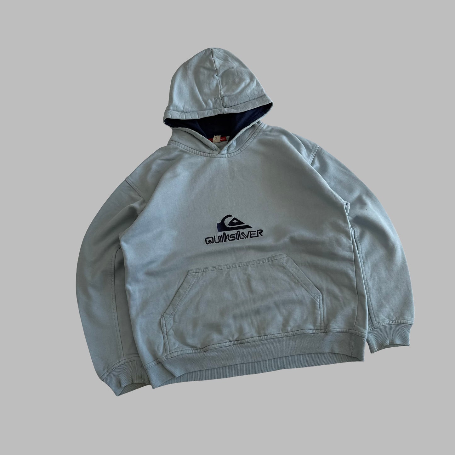 Y2K Quiksilver Embroidered Hoodie - S