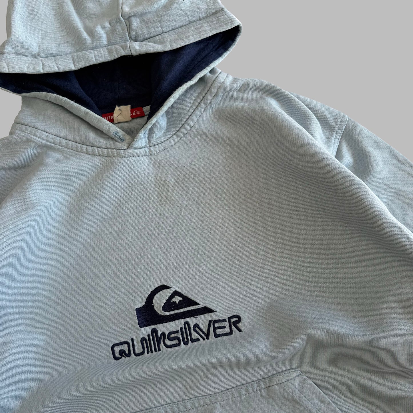 Y2K Quiksilver Embroidered Hoodie - S