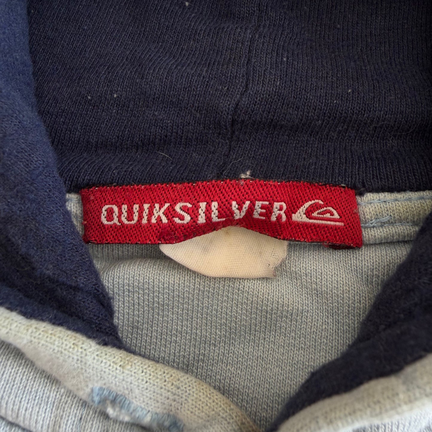 Y2K Quiksilver Embroidered Hoodie - S