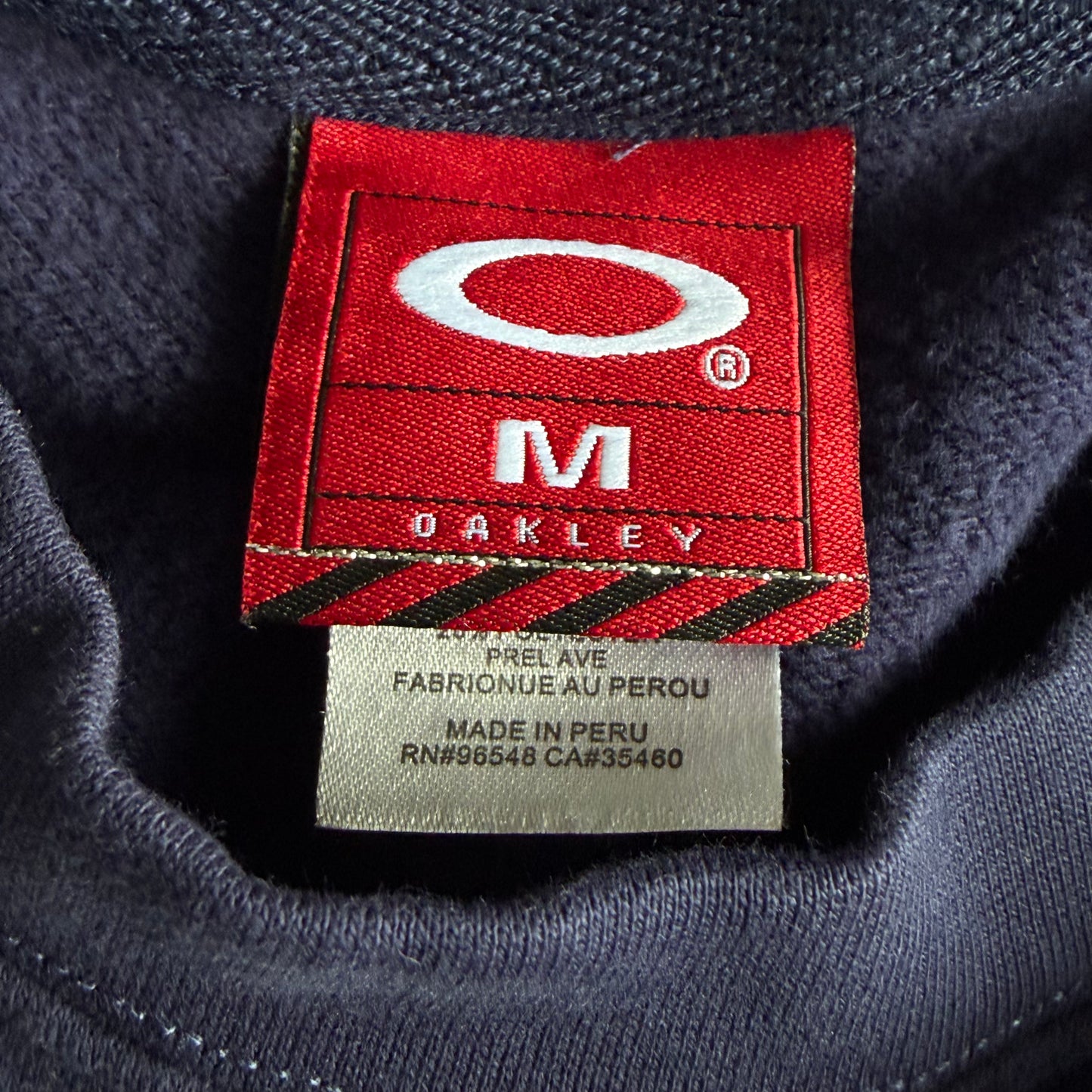 Y2K Oakley Ellipse Lightweight Sweatshirt - M