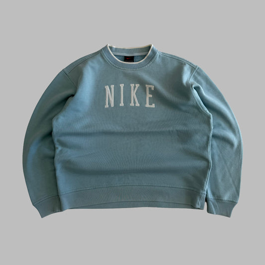 Y2K Nike Spell Out Sweatshirt - S