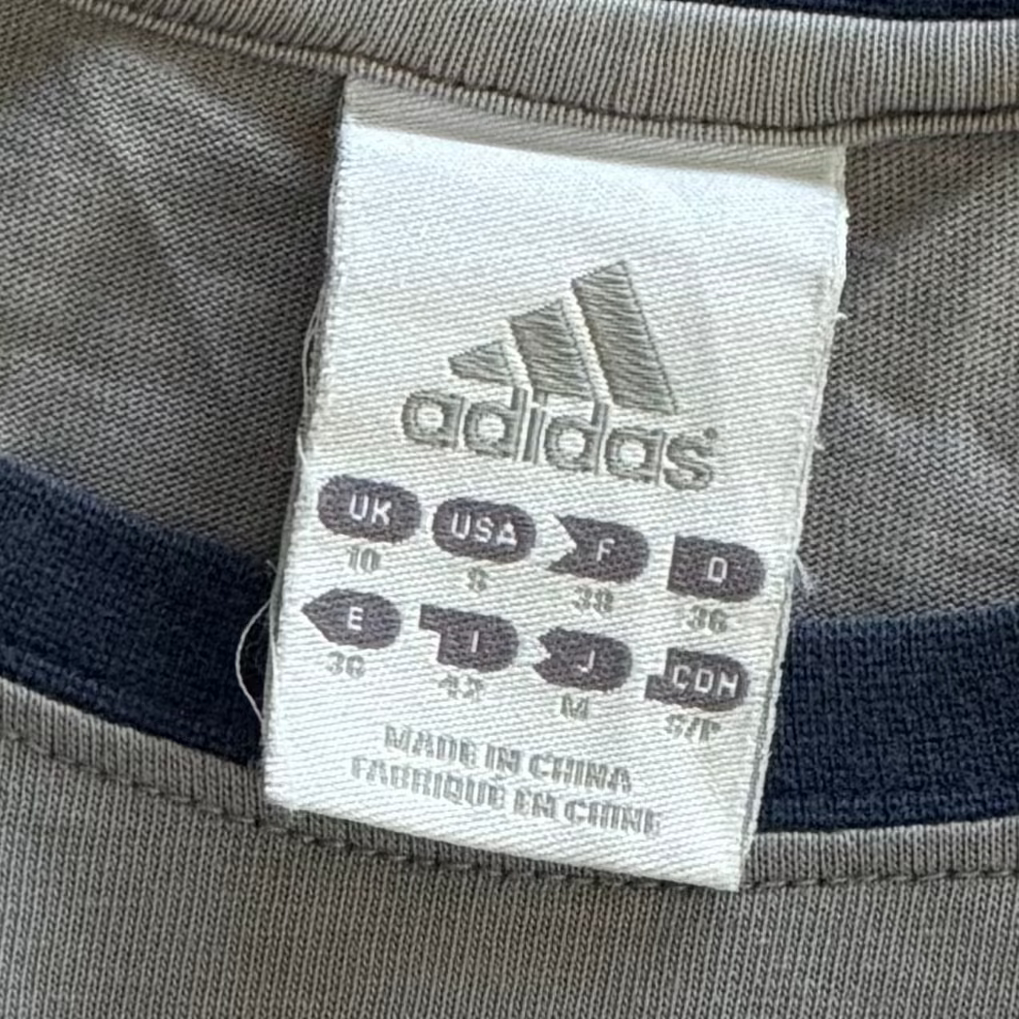 Y2K Adidas Raglan Long Sleeve - S