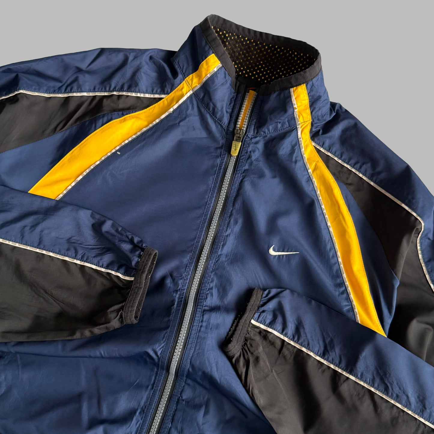 Y2K Nike Panelled Track Jacket - L
