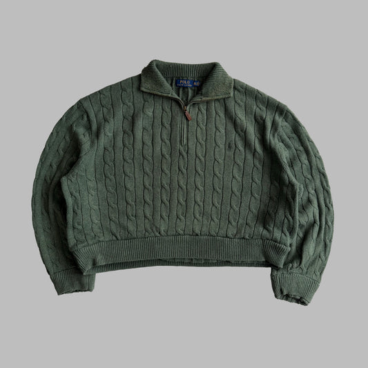 Polo Ralph Lauren Cable Knit Quarter Zip - XXL