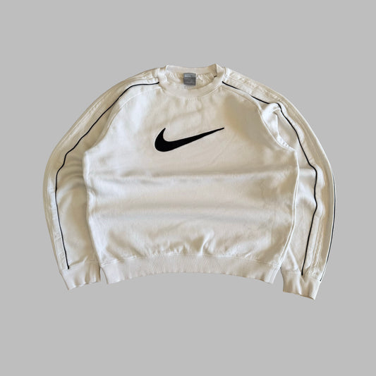 Y2K Nike Centre Swoosh Sweatshirt - M