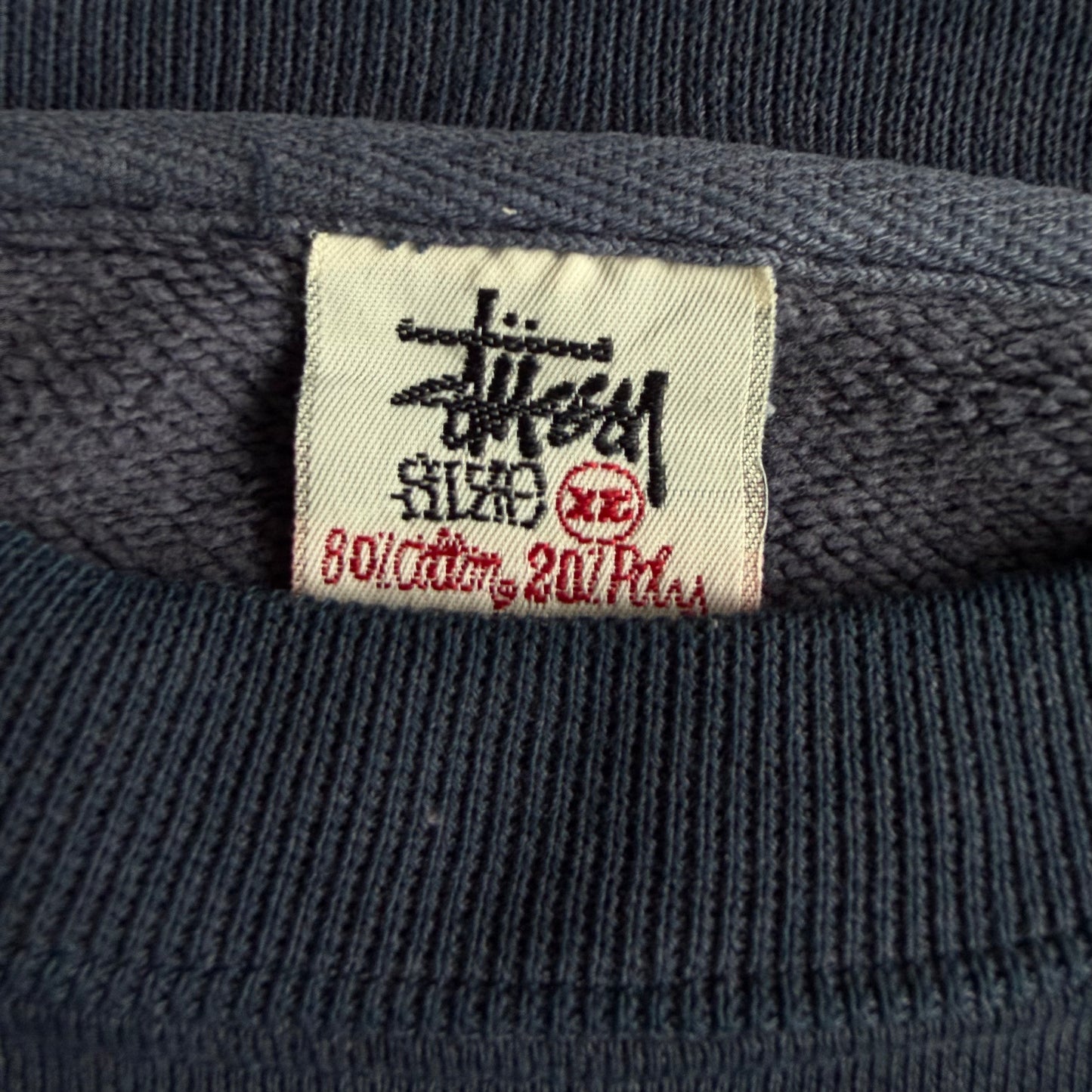 Y2K Stussy Sport Spell Out Sweatshirt - XL