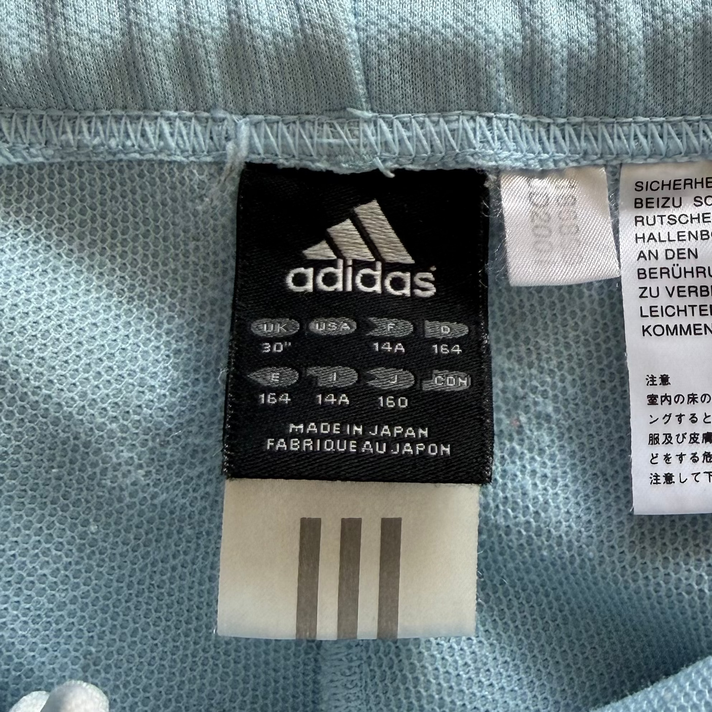 Y2K Adidas Three Stripe Wide Leg Track Pants - M
