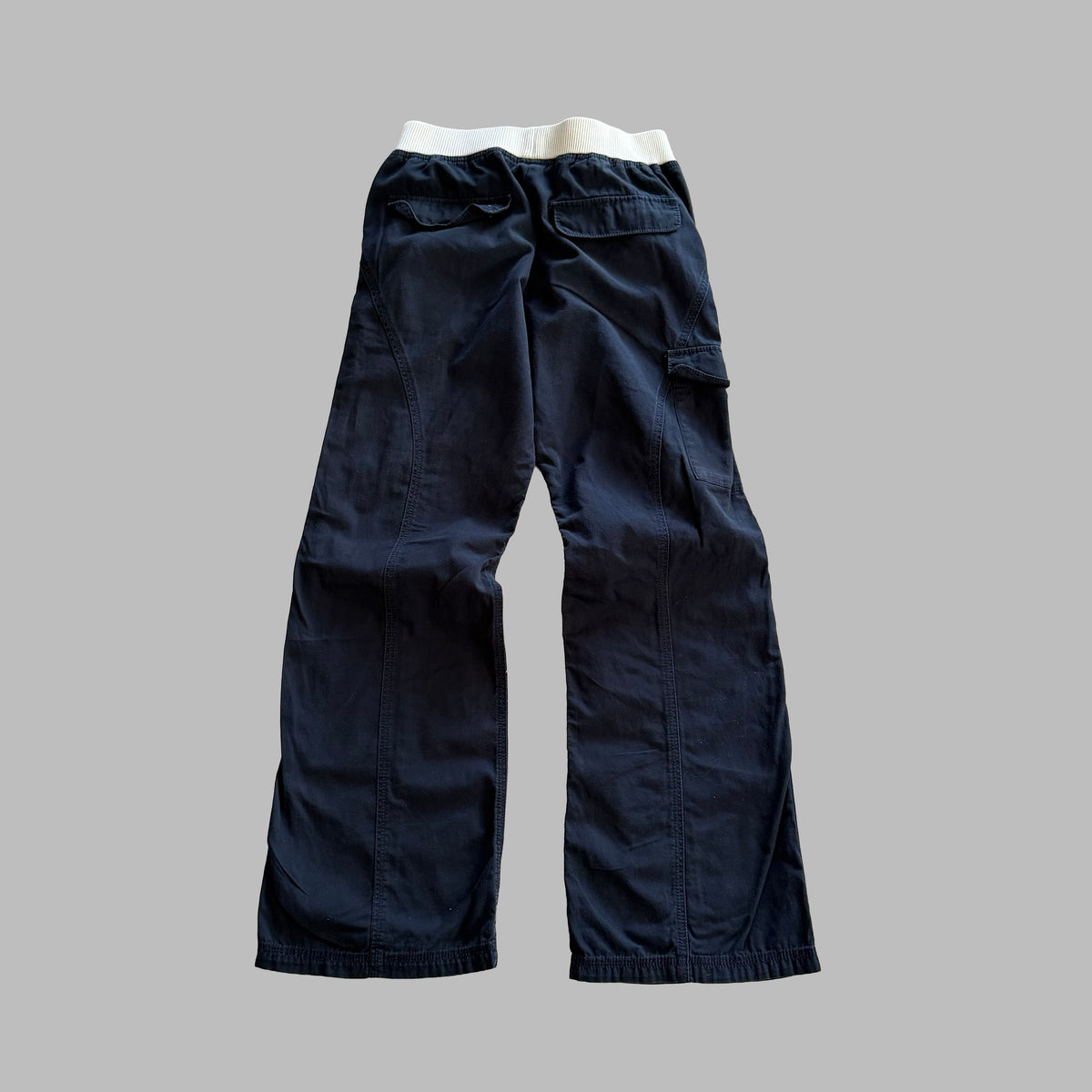 Y2K Adidas Wide Leg Cargo Track Pants - XS